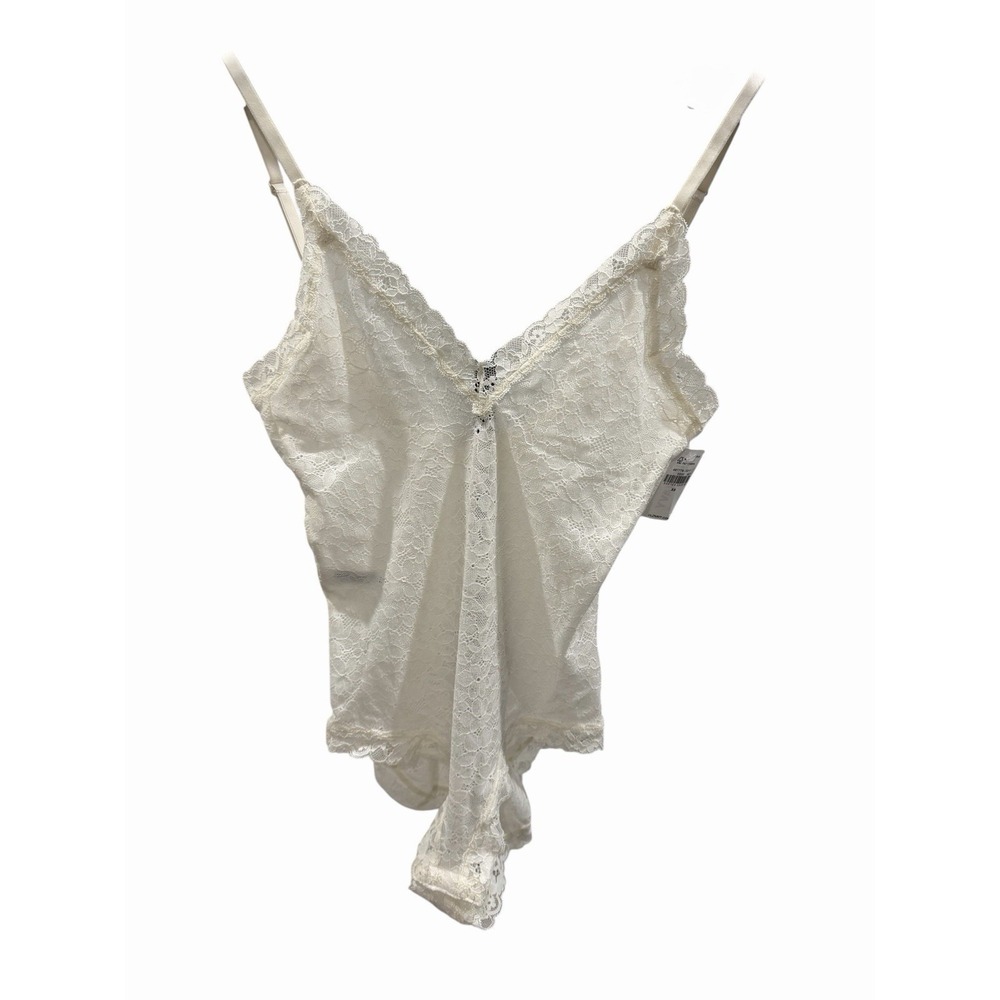 Lingerie Stretch Lace Bodysuit Cami Coquette Indie Festival  Fairy Romantic XS